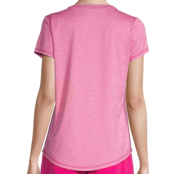 Xersion Women's Pink Active V Neck Short Sleeve T-Shirt Sizes S M L XL XXL - Picture 2 of 16